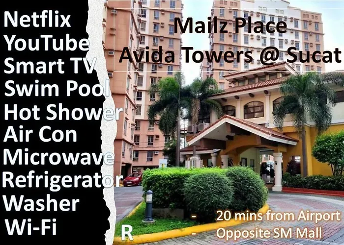 Near Airport, Mailz Homez Cozy 2 Bedroom Condo, Full Kitchen, Swimming Pool, Wifi, 4r Apartamento *